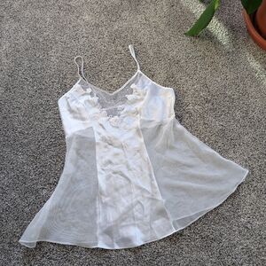 Pretty White Babydoll Top
